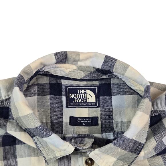 Mens Button Down Plaid Shirt Lot Size Large North Face Untuckit J. Crew - Picture 7 of 7